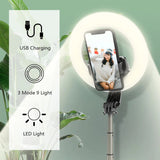 Compatible With Apple Phone Holder & Selfie Light