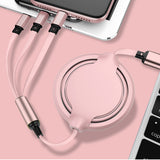 Multifunctional Liquid Silicone 3 in 1 Fast Charging Cable