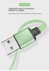 Multifunctional Liquid Silicone 3 in 1 Fast Charging Cable