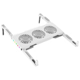 Portable Slim Smart USB 3 Fans Gaming Laptop Cooler Fan Pad