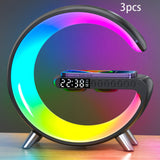 LED Bluetooth Speaker Wireless Charger Atmosphere Lamp