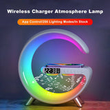 LED Bluetooth Speaker Wireless Charger Atmosphere Lamp