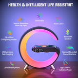 LED Bluetooth Speaker Wireless Charger Atmosphere Lamp