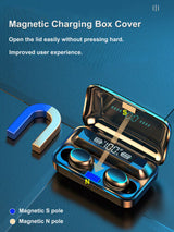 LED Display Bluetooth Waterproof Wireless Earphone