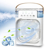 3In1 Cooling Night Light Water Mist Spray Electric Fan