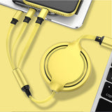 Multifunctional Liquid Silicone 3 in 1 Fast Charging Cable